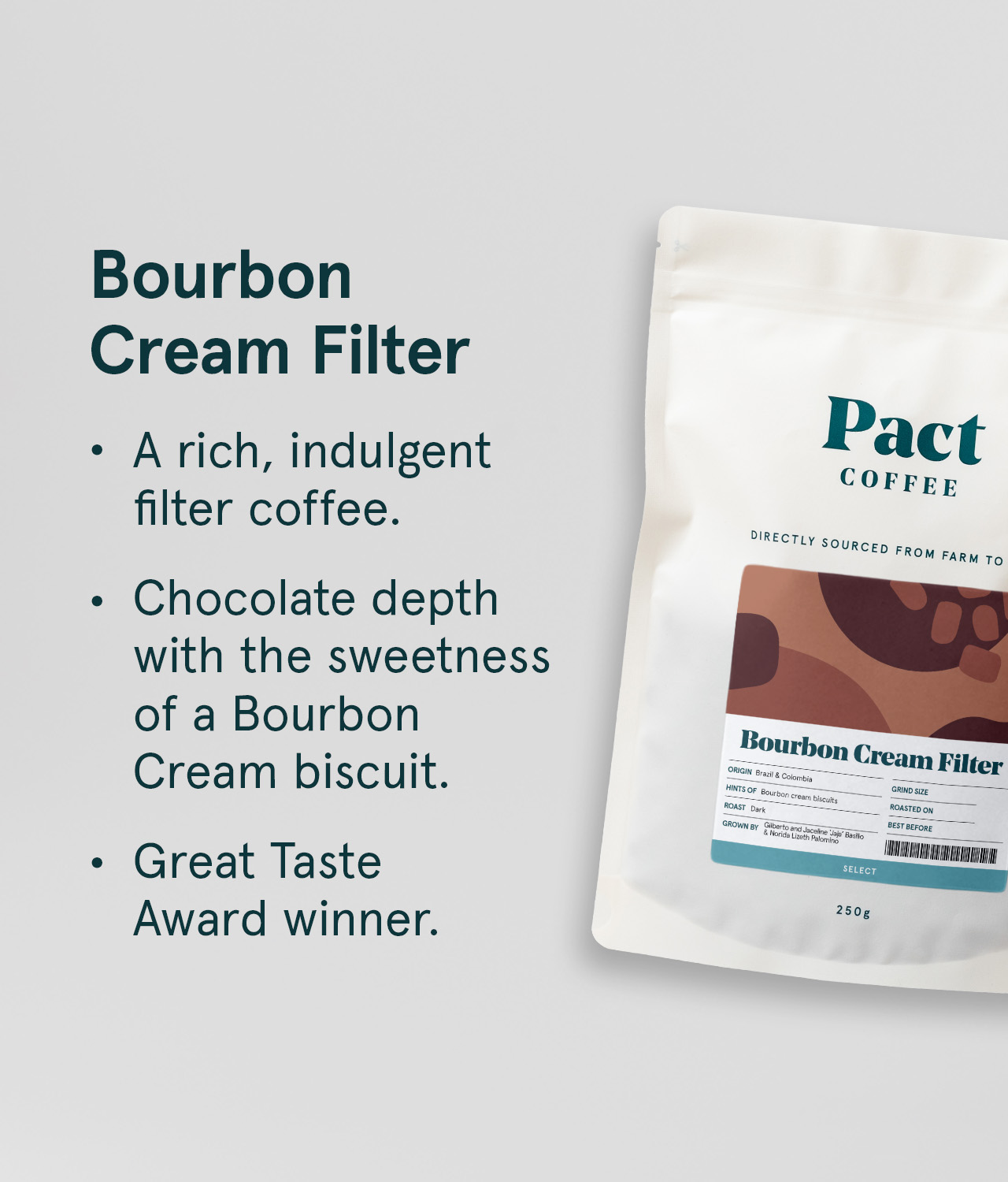 Bourbon Cream Filter by Pact Coffee
